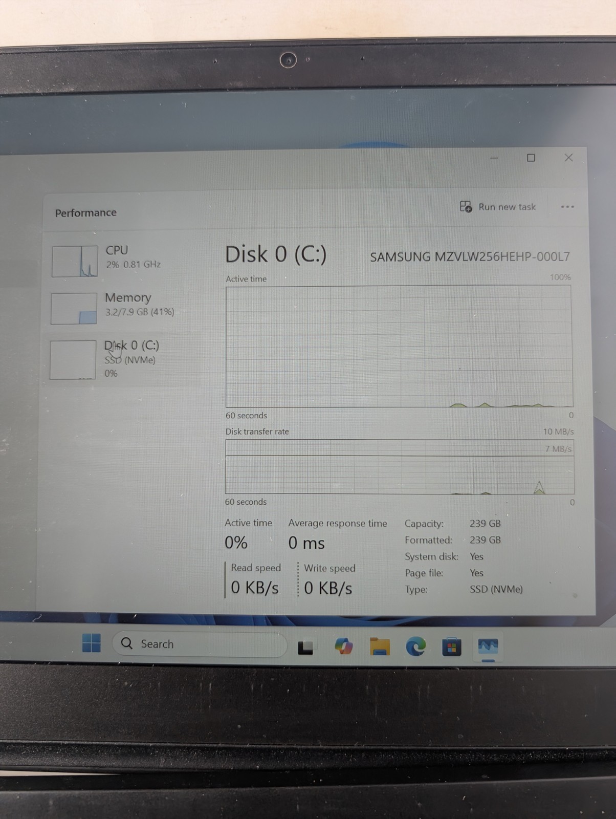 Lenovo ThinkPad T460s, i7-6600U 2.60Ghz, 8GB RAM, 256GB SSD BKLT Win 11