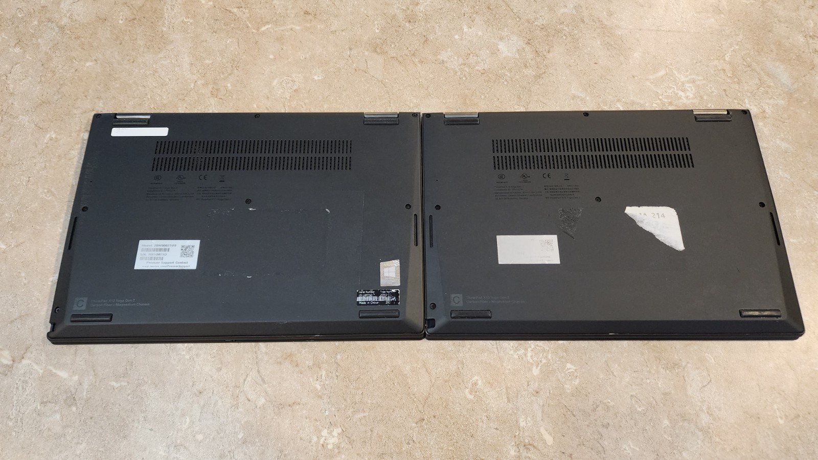 2x Lot Lenovo ThinkPad X13 Yoga Gen 2 i7-1185G7 16GB DDR4 512GB M.2 Laptops