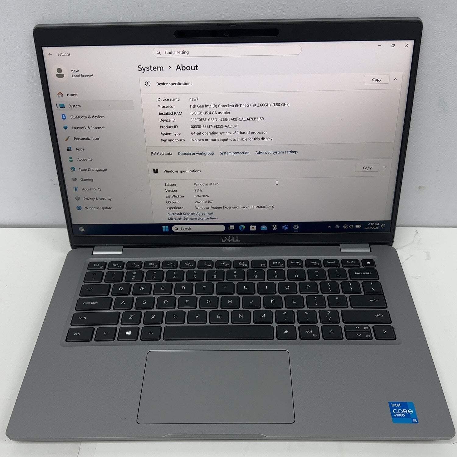 Dell Latitude 5420 14″ i5-1145G7 2.6GHz 16GB RAM 512GB SSD