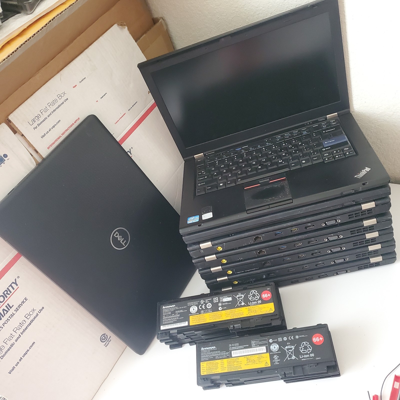 BULK LOTS 8 Lenovo T420s laptops i5-2540M 256/128GB SSD 8GB RAM 16×9 & Dell 3593