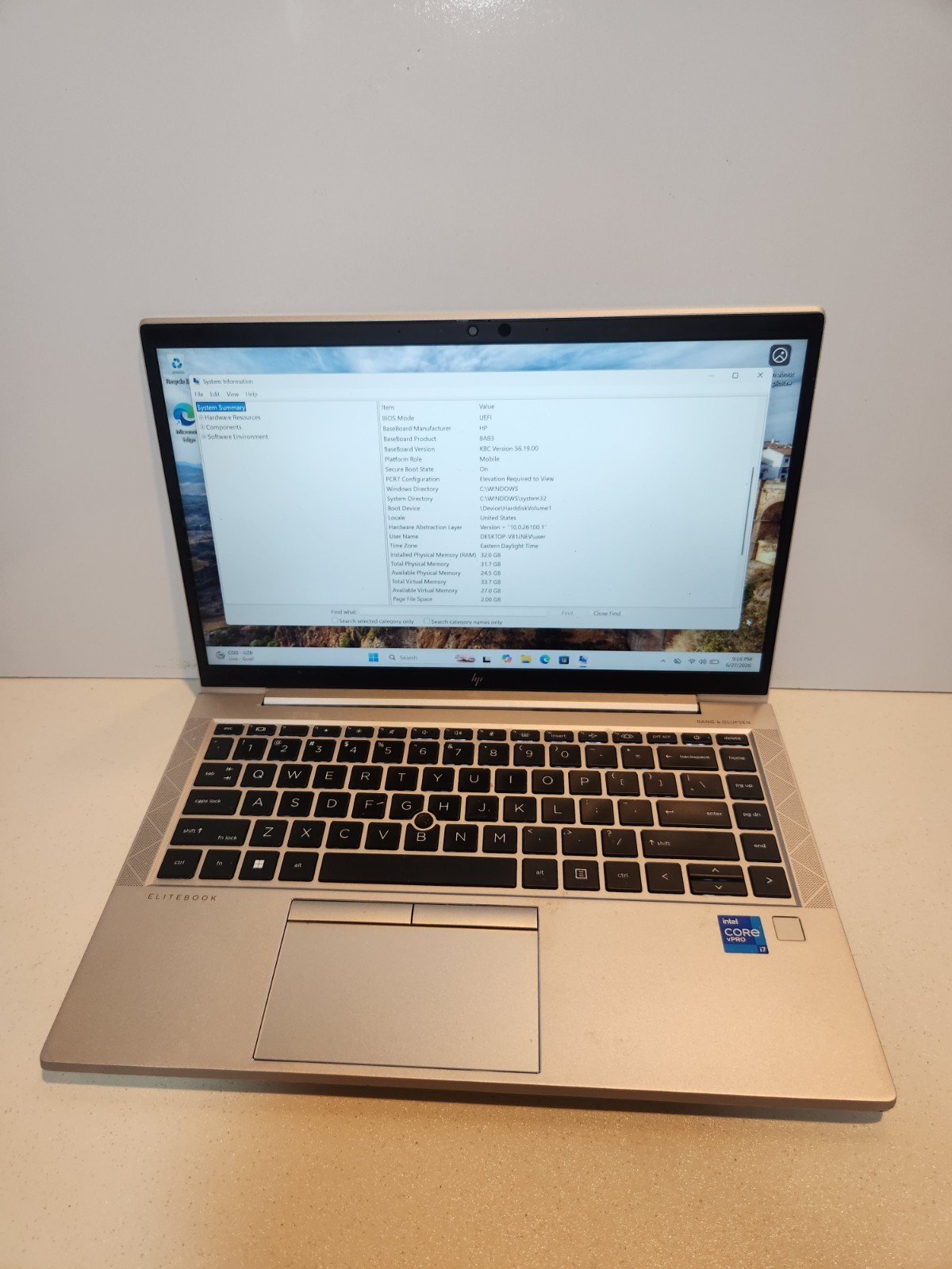 HP EliteBook 840 G8 14″ Laptop Intel i7-1185G7 3.00GHz 16GB RAM 512GB SSD