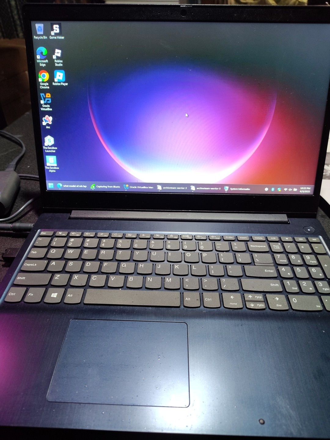 Lenovo IdeaPad 3 15IIL05 15.6 inch Intel I3 10th Gen 8gb RAM 256 Laptop Computer