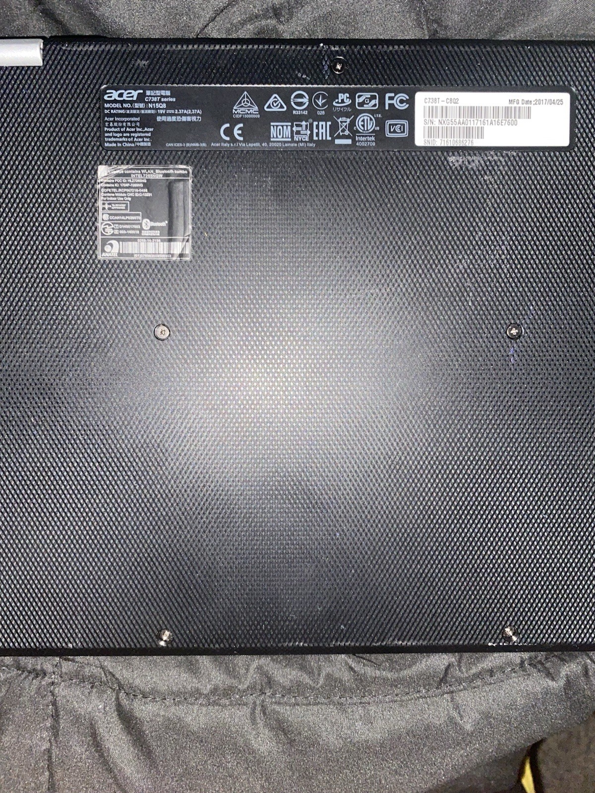 2016 Acer Chromebook N15Q8 Pre-owned