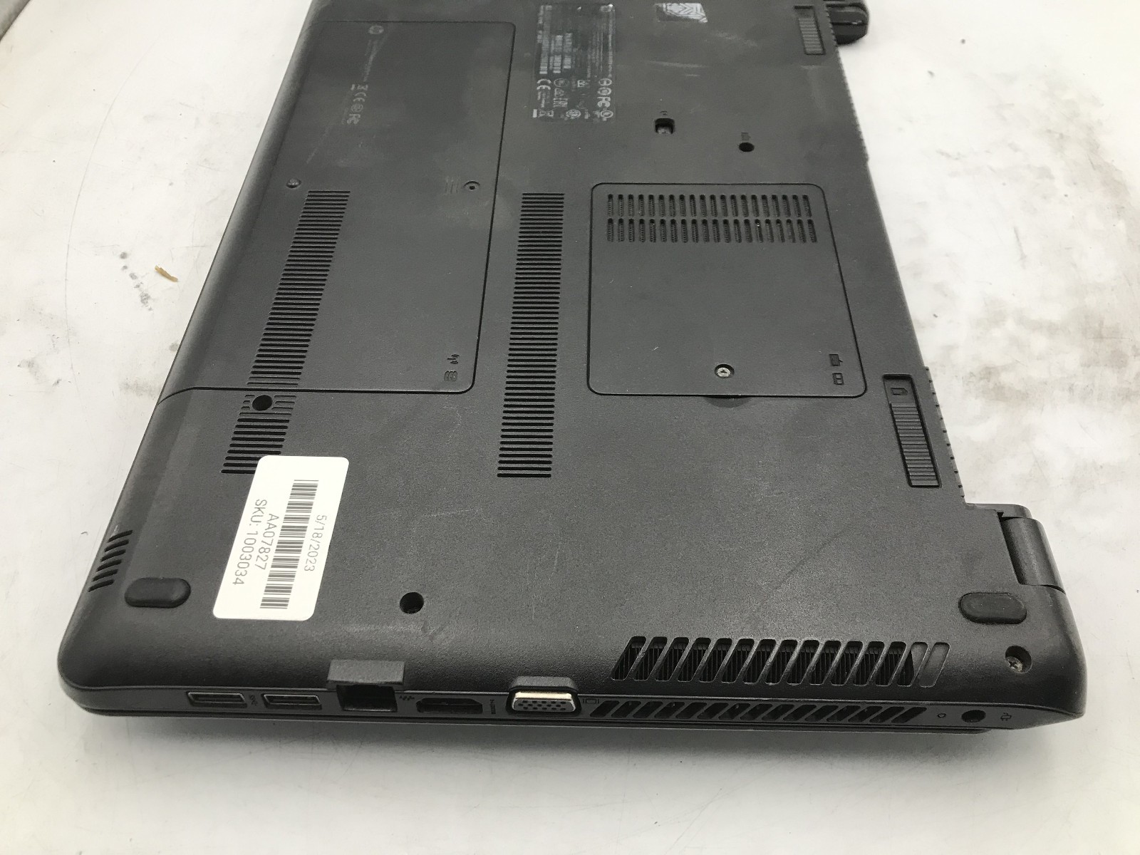 HP 350 G1 NOTEBOOK – BOOTS TO BIOS/BAD LCD – INTEL I7 4TH GEN – NO RAM -READ- BB