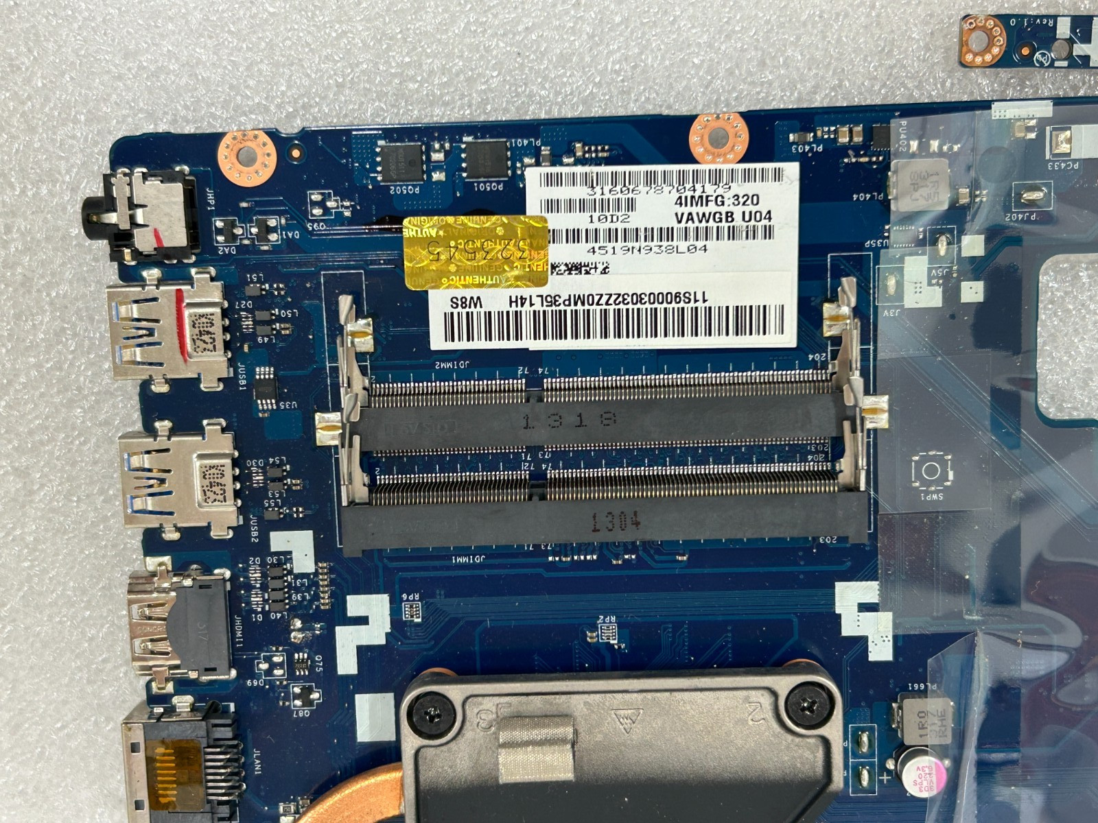 OEM LENOVO G505 Motherboard AMD E1-2100 APU W/RADEON HD Graphics 1.0 LA-9912P