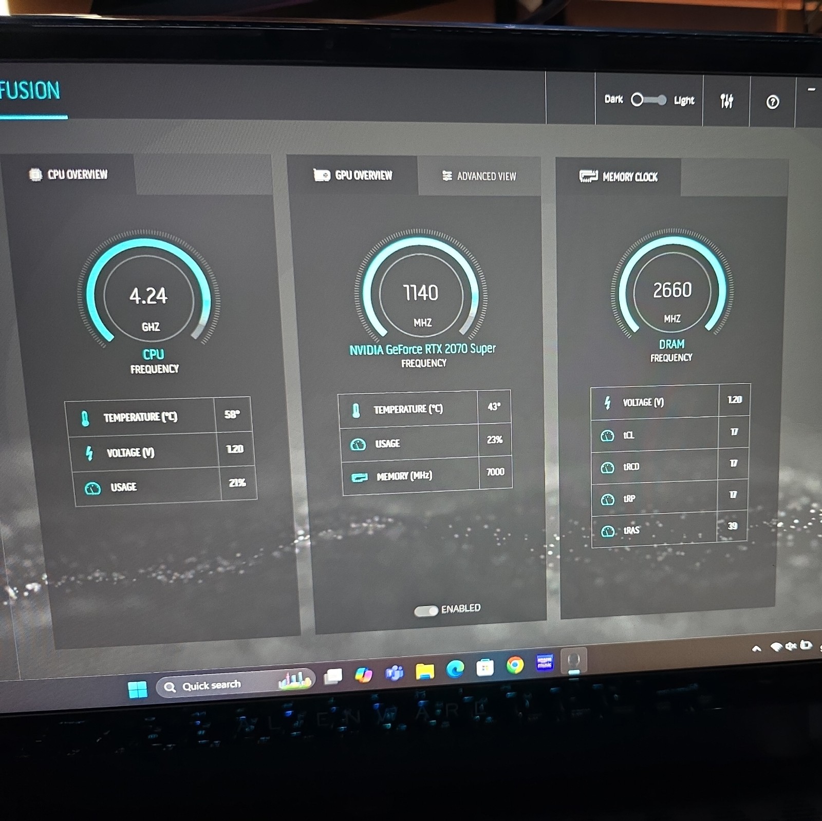 Alienware M15 R3 15.6″ – i7-10750H – 16GB – RTX 2070 SUPER – 512GB SSD