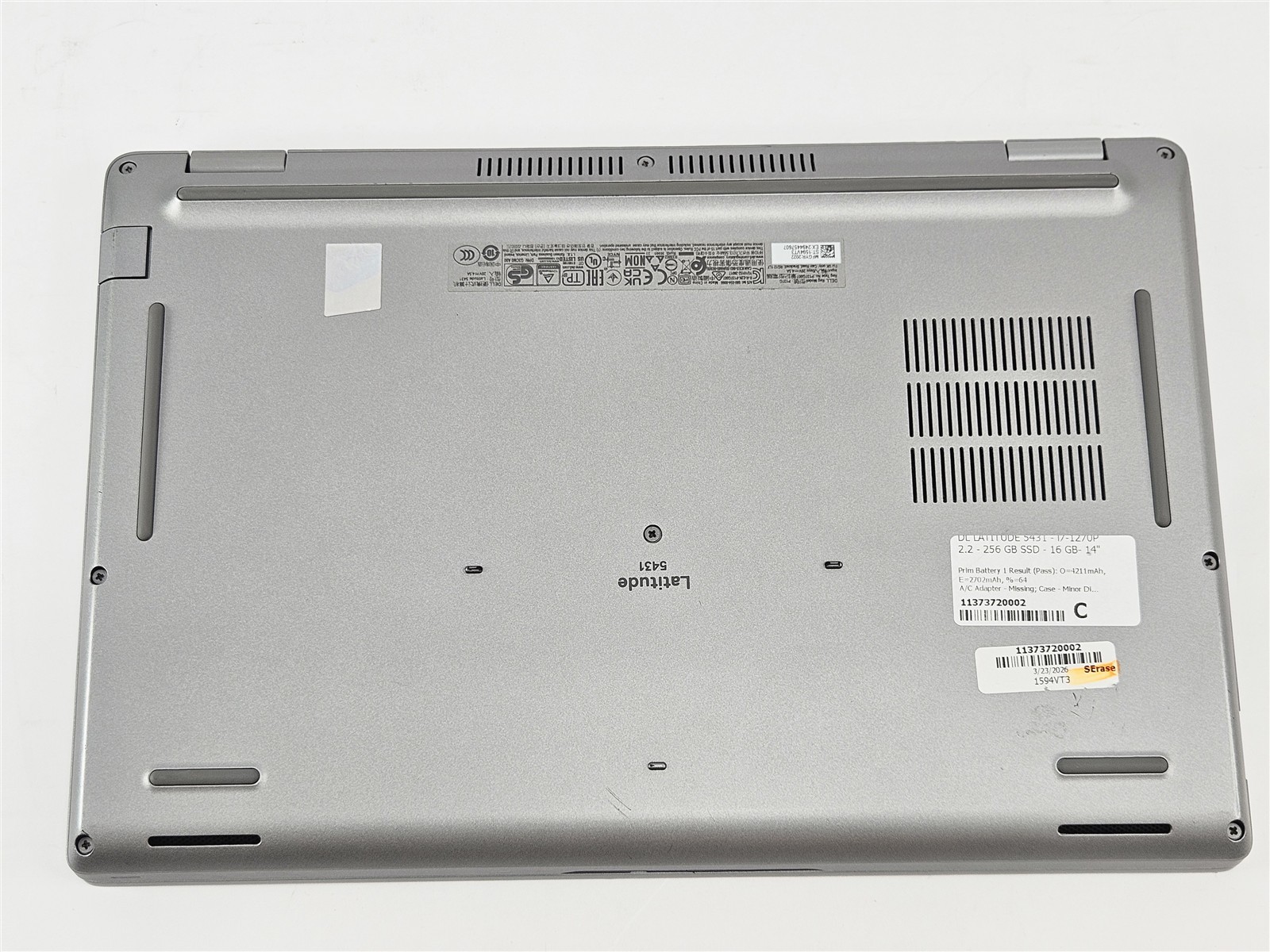 Dell i7-1270P Latitude 5431 256GB SSD 16GB 14″ FHD HDMI Wi-Fi 6E