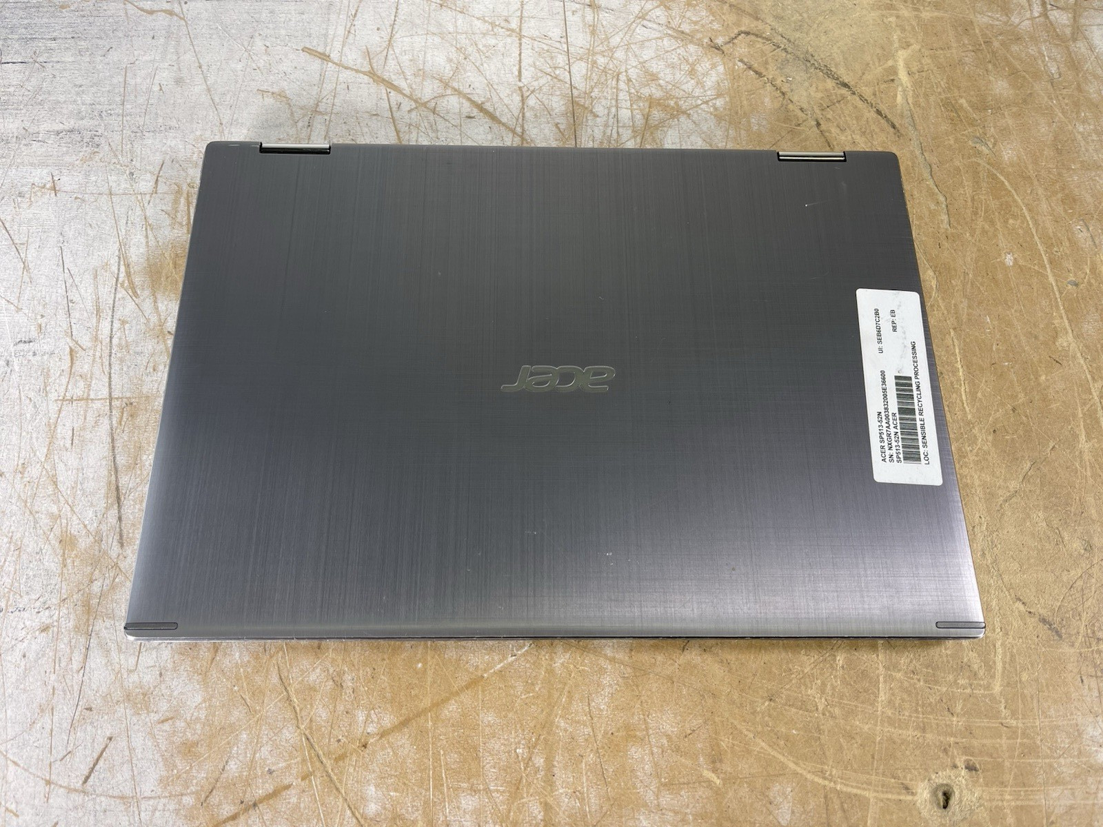 ACER SPIN 5 SP513-52N i5-8250U @ 1.60GHz, 8GB RAM, NO HDD/OS