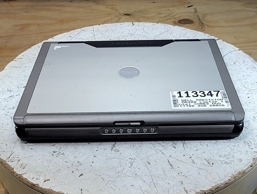 DELL PRECISION M6300 Laptop Intel CORE2 DUO T7700 4GB 500GB SEE NOTES