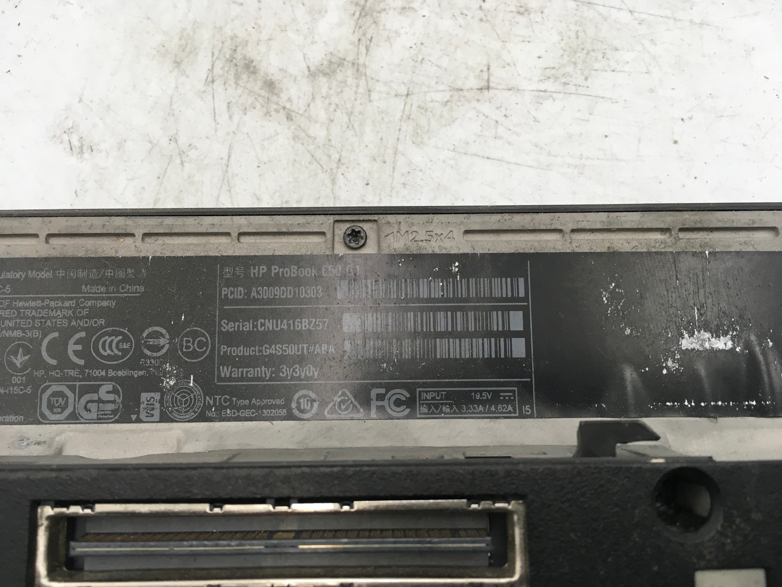 HP PROBOOK 650 G1 – FOR PARTS – INTEL I5 4TH GEN – NO RAM – BROKEN LCD -READ- BB