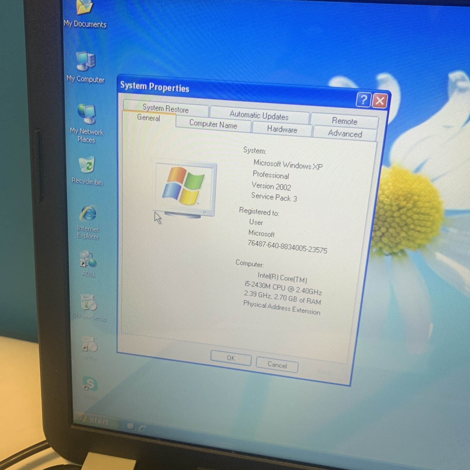 HP ProBook 4530s Intel i5-2430M Windows XP Pro SP3 Industrial Retro Laptop
