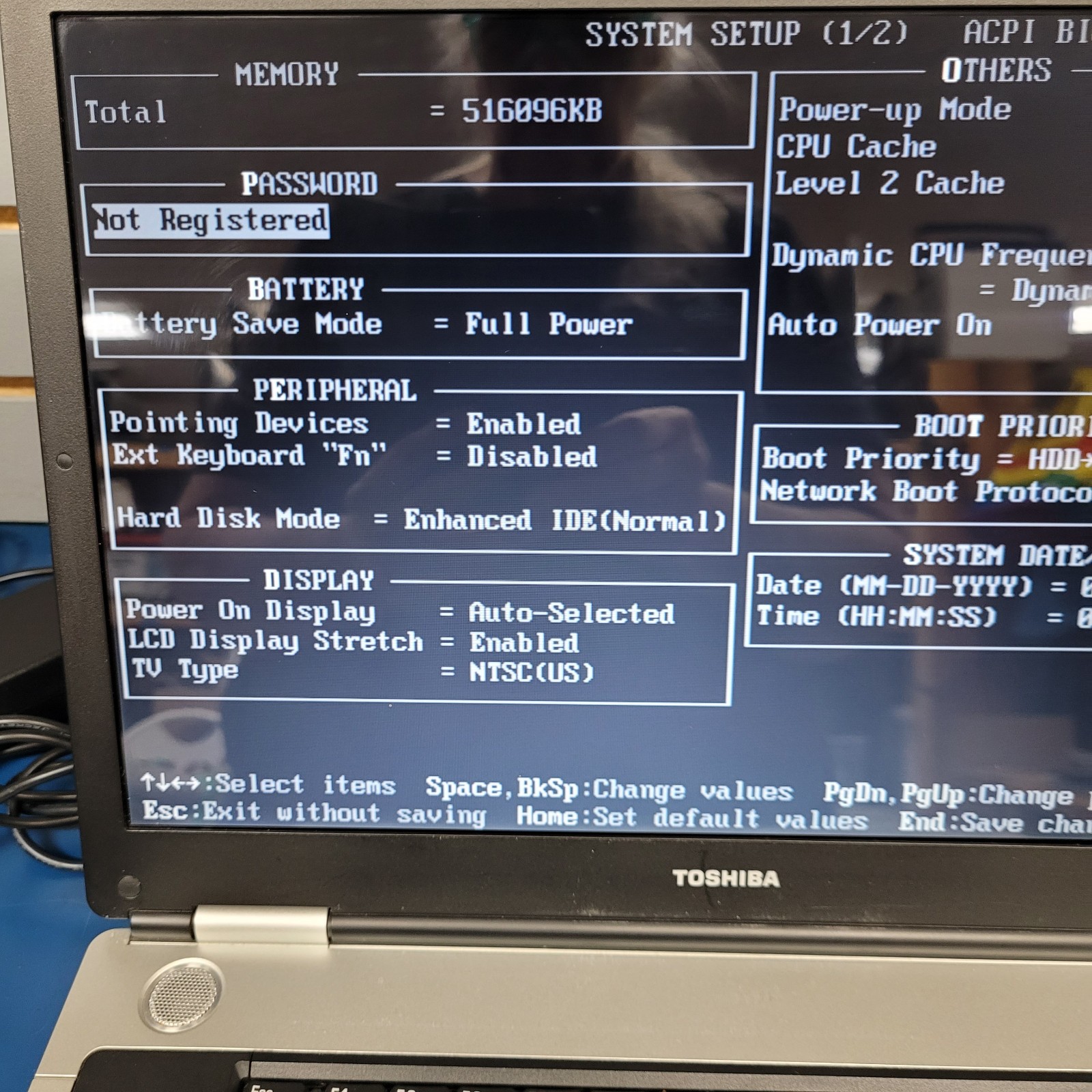 Toshiba Satellite M45-S269 15.4″ Intel Pentium M @1.73 GHz 512 MB RAM NO HDD