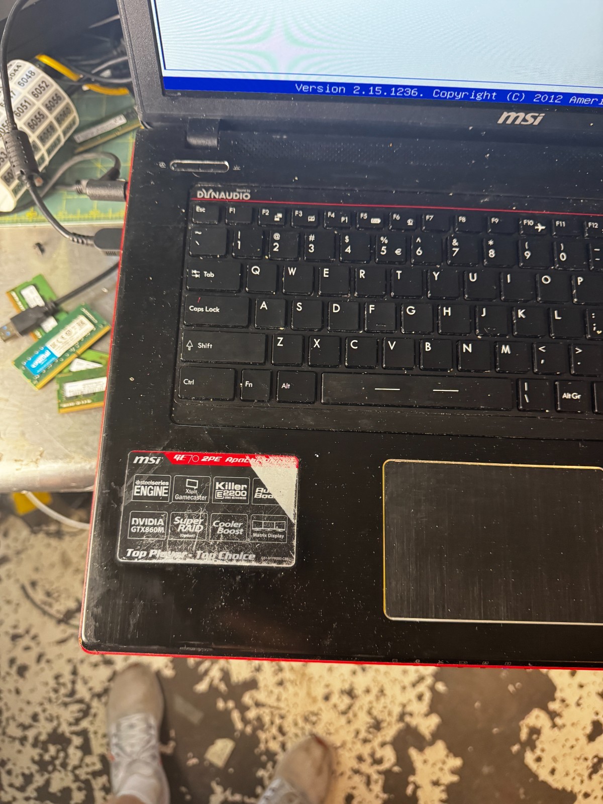 MSI MS-1759 Gaming Laptop w/i7-4710HQ, 8GB RAM, 17.3″ *READ #6039