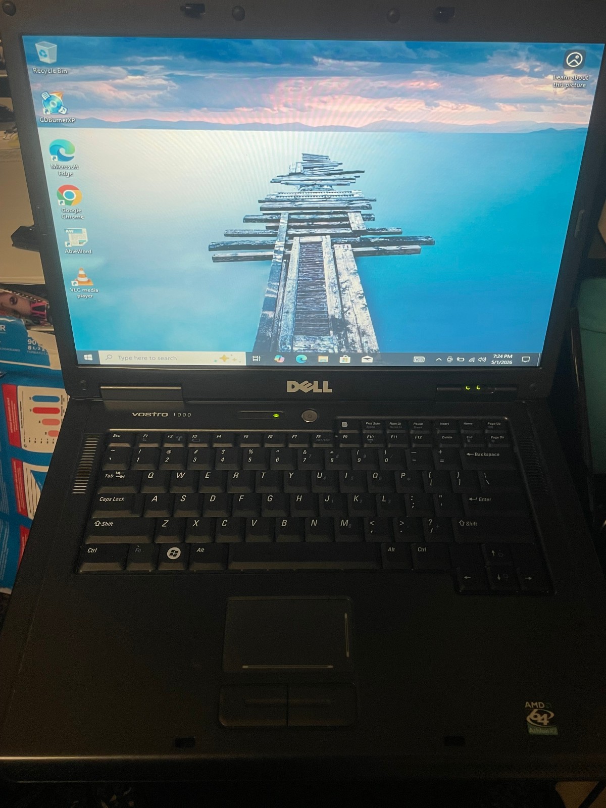 Dell Vostro 1000/ 1520/ Inspiron 1520 Windows 10 Pro – 4GB RAM – 80GB HDD