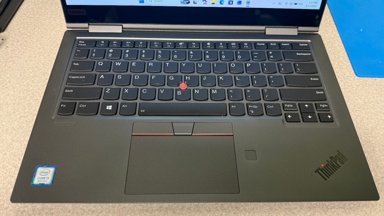Lenovo ThinkPad X1 Yoga4Th Gen Touch Laptop 13.3″ Core i5 8GB RAM 256GB Storage