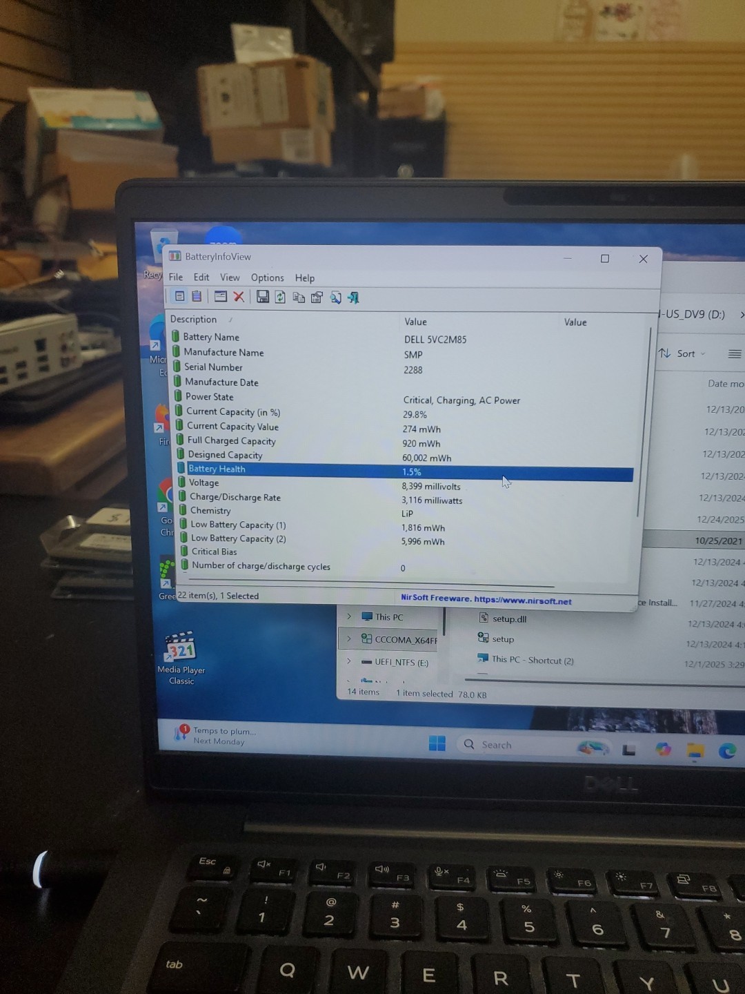 Dell Latitude 7400 14″ i5-8365U 8GB 256gb SSD Laptop W11P 122425-2