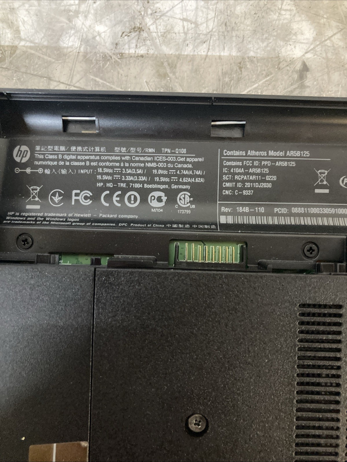 HP Pavilion Laptop g7 AMD A8-4500M 1.90GHz no RAM/HDD Boot to BIOS