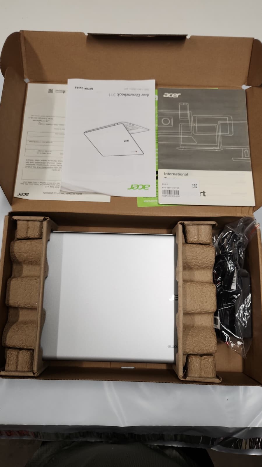 “Acer Chromebook 311, 11.6″” HD, Intel Celeron N4020, 4GB LPDDR4, 32GB eMMC USED