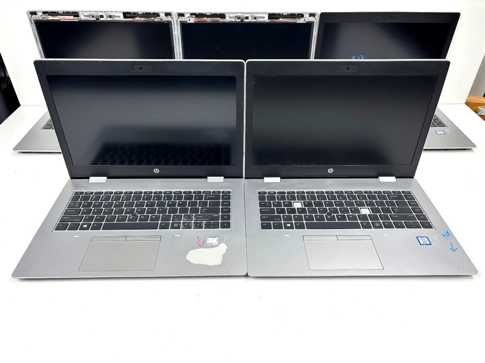 Lot (5) HP ProBook 640 G5 14″ Core i5 8th Gen No HDD No RAM No BATTERY for PARTS