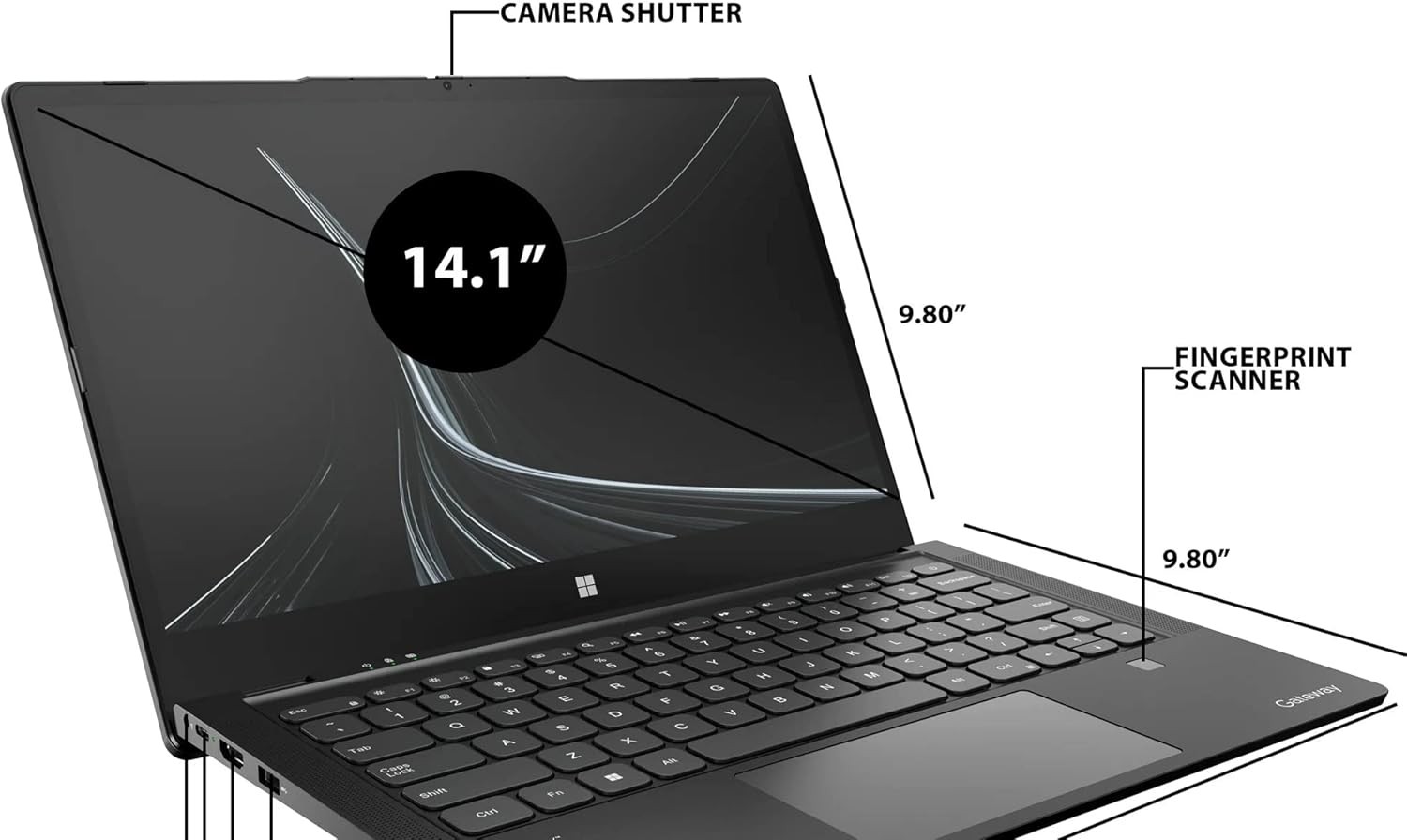 Gateway GWTC71427-BK 14.1″ FHD Win 11 Intel Core i7-1255U 8GB RAM 512GB SSD