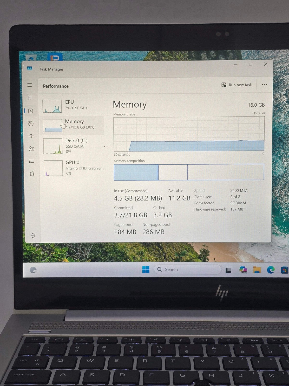 HP EliteBook 840 G5 14″ Laptop i5-8350U 16GB RAM 256GB SSD Cracked Screen Tested