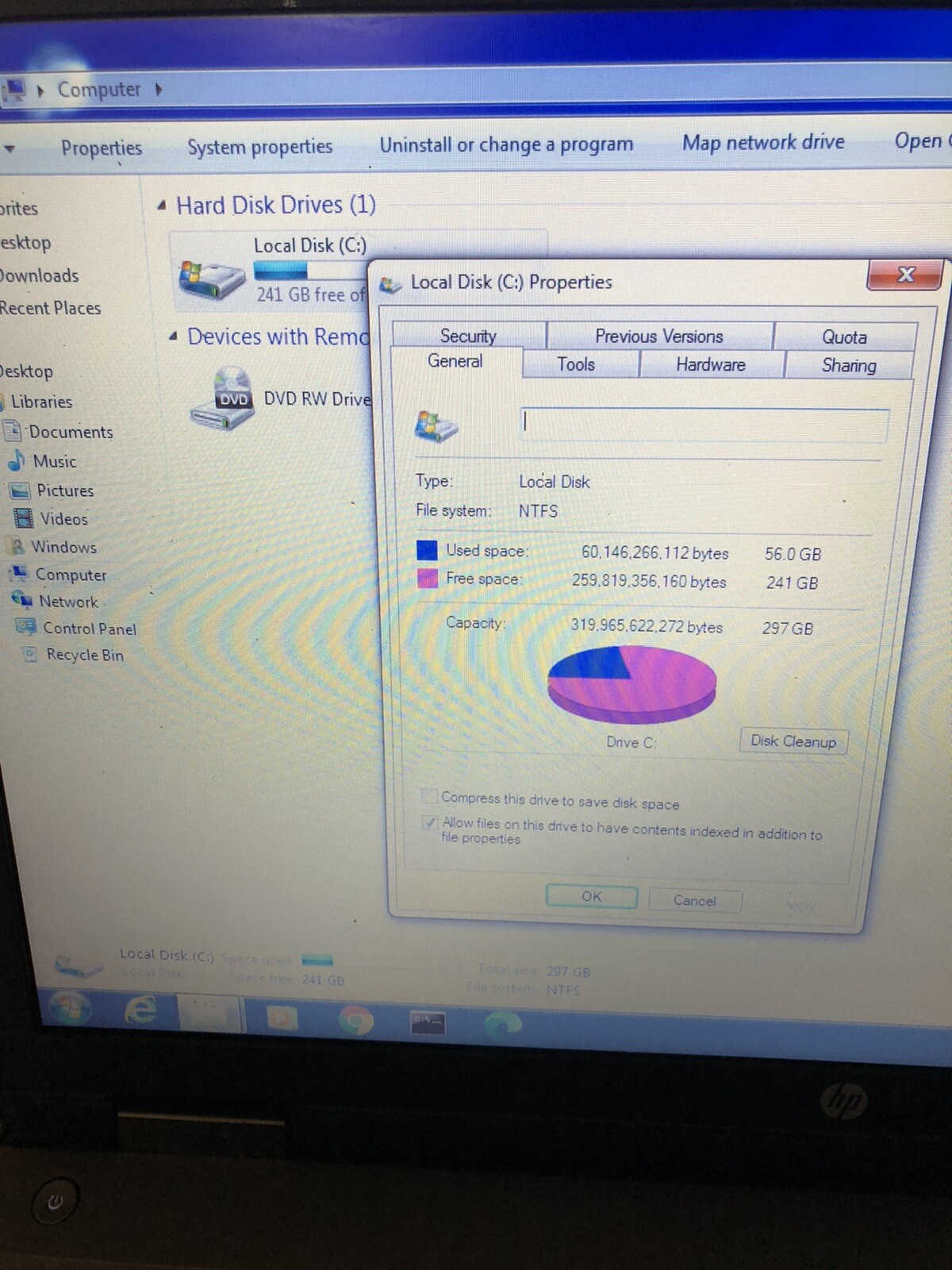 hp probook 6450b 2.5G CPU. 320G HD. 8G Ram DVD R/w
