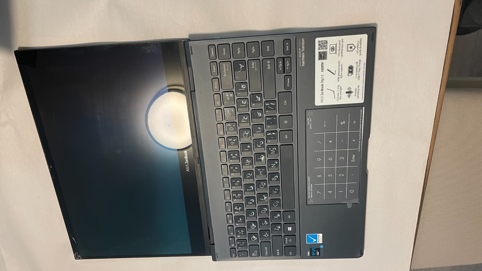 ASUS ZenBook Flip 13 UX363 (i7-1065G7 / 16GB / 1TB NVMe) – FOR PARTS