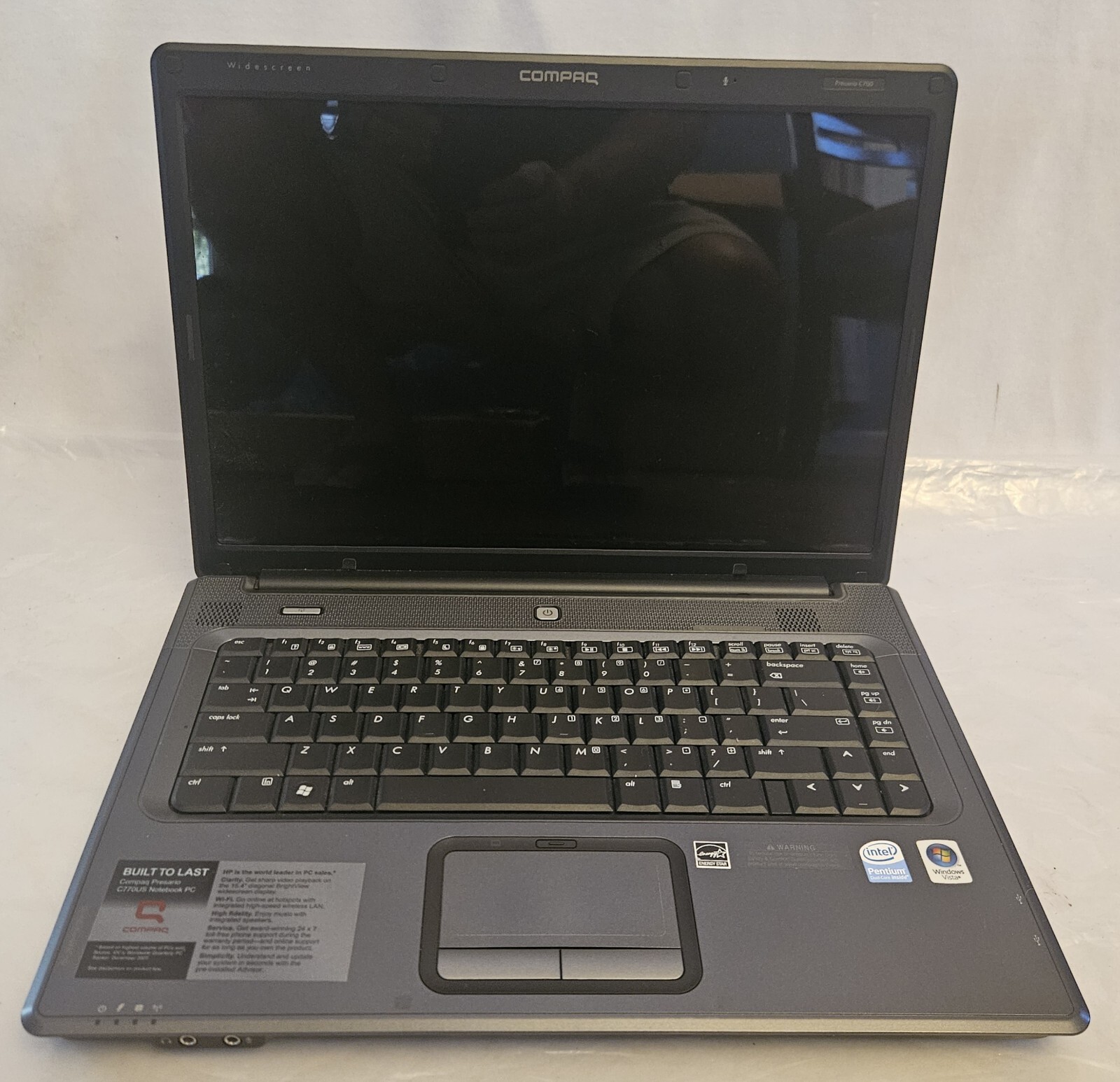 HP Compaq Presario Laptop C770US C-50 Processor 15.6″ Screen