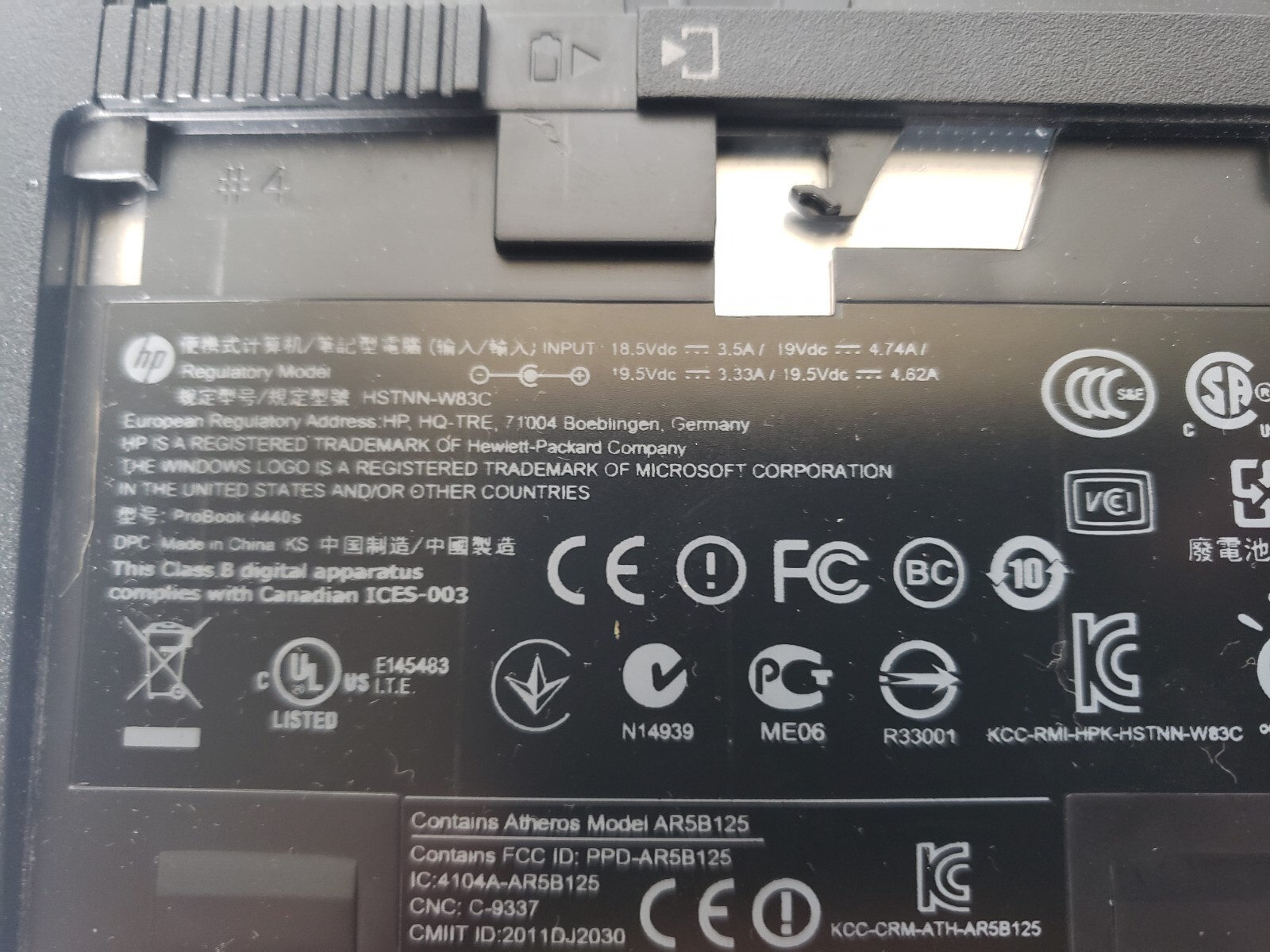 HP ProBook 4440s i3-3110M 2.40GHZ, 4GB RAM, 500GB HDD Windows 7 Pro PLEASE READ