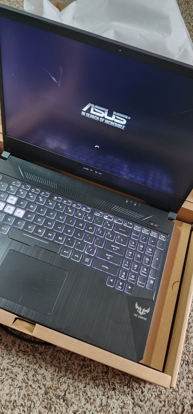 ASUS TUF FX505DT-AH51 15.6″ 8GB RAM 256GB SSD Gaming Laptop