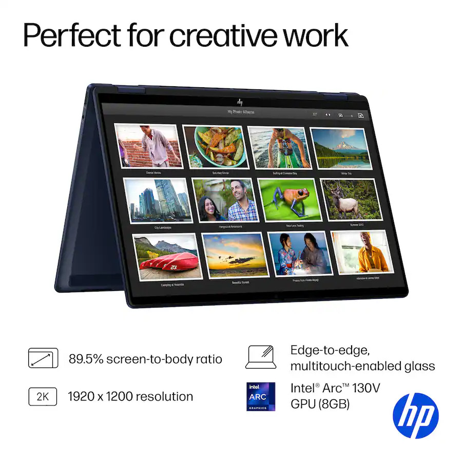 HP OmniBook X 14″ Laptop Intel Core Ultra 5 226V 16GB, 512GB SSD – Blue