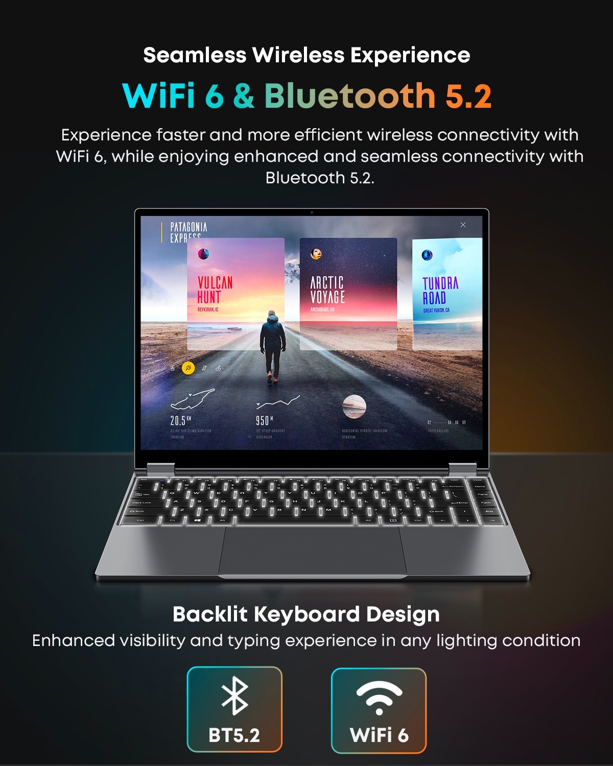 CHUWI FreeBook 13.5″ 2-in-1 Laptop Intel N5100 12GB RAM 512GB SSD Win 11 PC