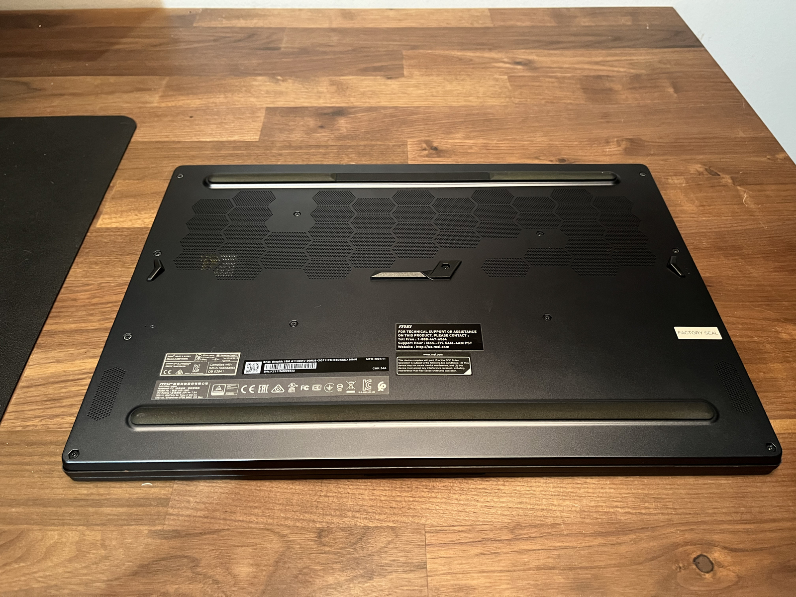 MSI Stealth 15M A11UEKV Gaming Laptop – i7-11375H, RTX 3060, 16GB RAM, 512GB SSD