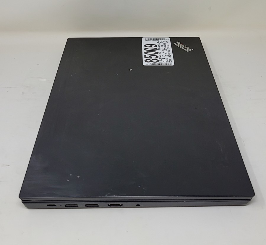 LENOVO ThinkPad E15 Laptop Intel I7-10510U 8GB 256GB SEE NOTES