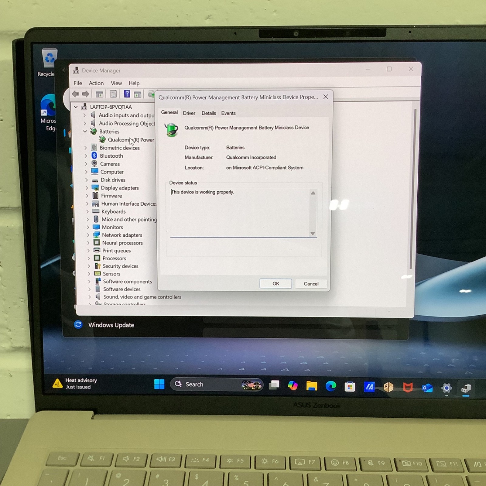 ASUS Zenbook A14 (UX3407Q) 14″ FHD+ OLED Snapdragon X Plus 16GB RAM 512GB SSD