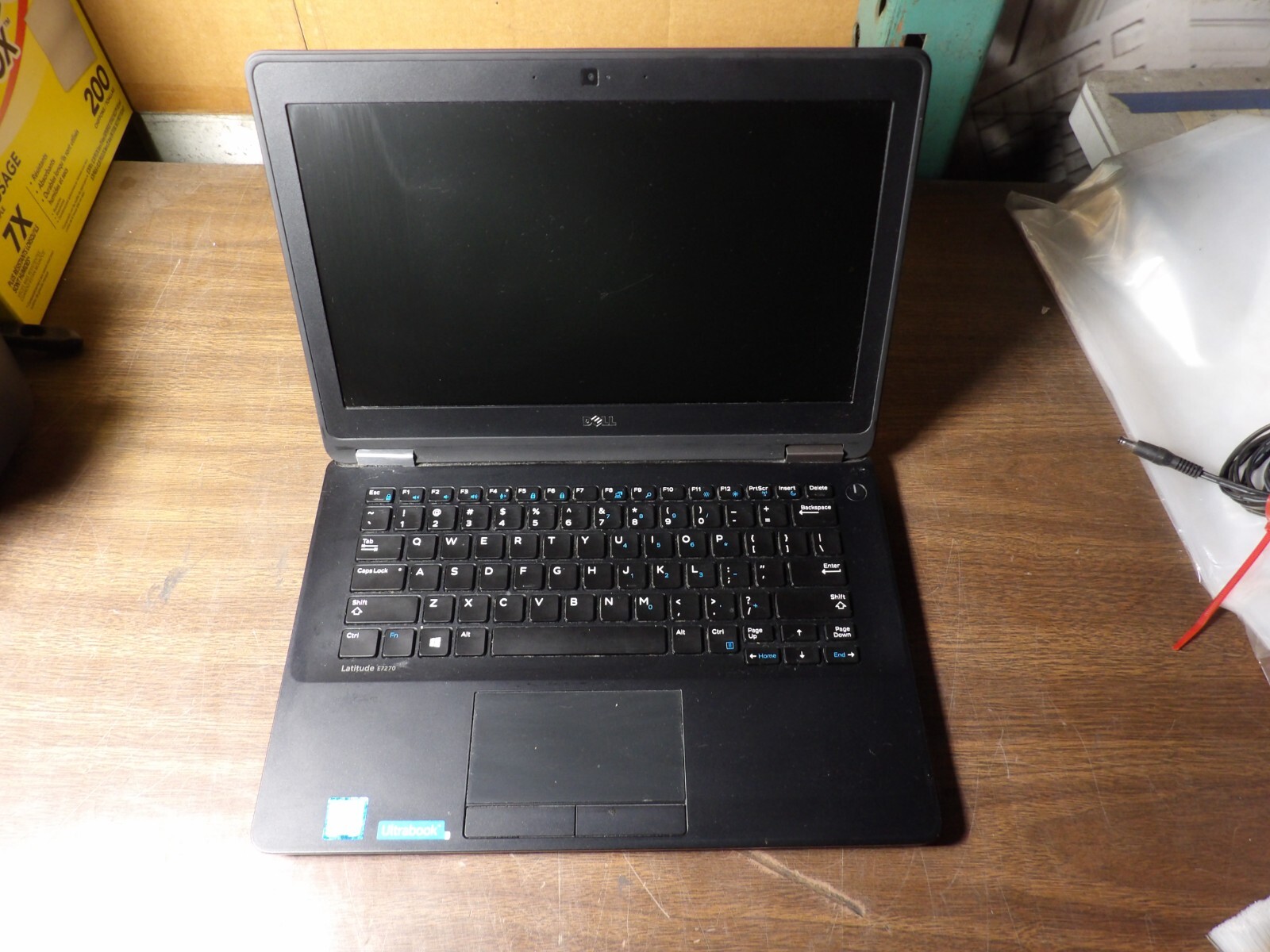 DELL LATITUDE E7270 INTEL CORE I5-6300U 2.40GHZ 8GB RAM **NO HD/ NO CADDIE