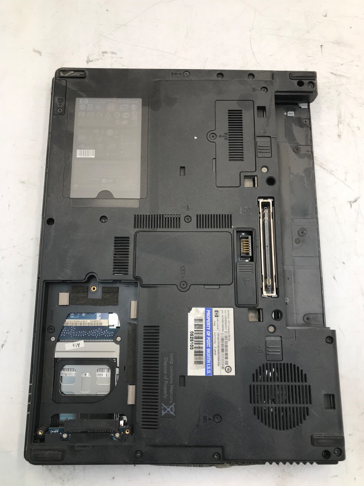 HP Compaq 6910p Intel Core 2 Duo 2.1 GHz 14″ Laptop 2Gb RAM- BOOTS BIOS -MZ