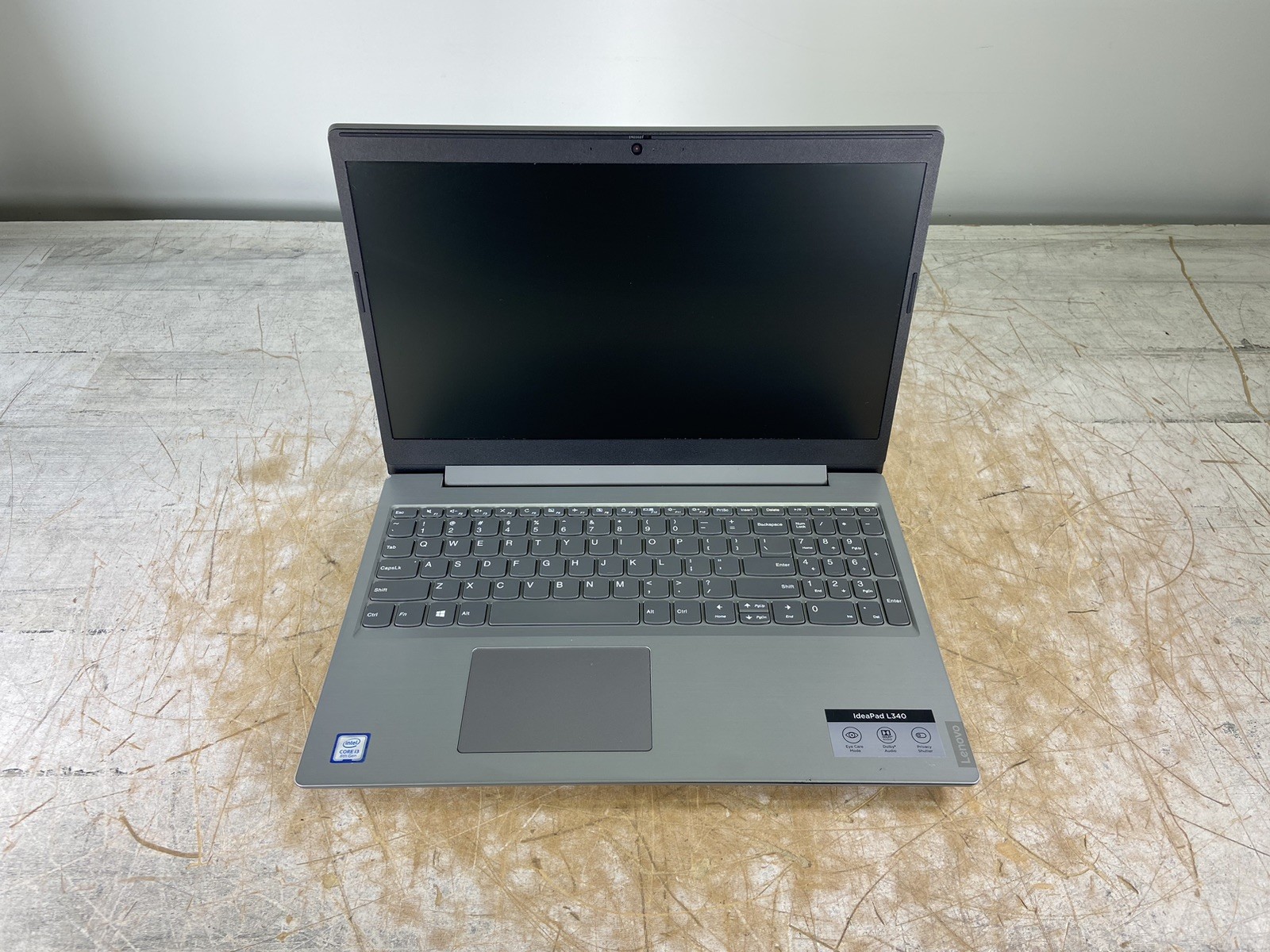 LENOVO IDEAPAD L340-15IWL i3-8145U @ 2.10GHz, 8GB RAM, NO HDD/OS