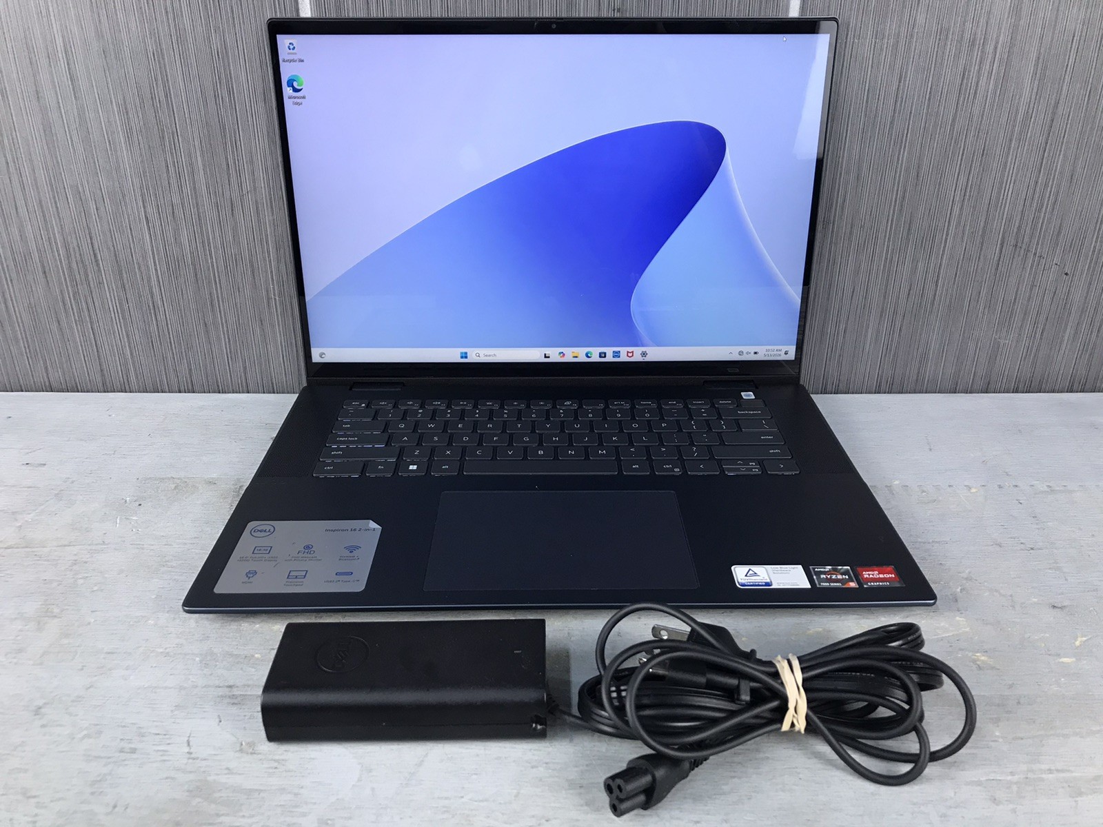 Dell Inspiron 16″ 2-in-1 (P128F) Laptop AMD Ryzen 5 7530U 16GB RAM 512GB SSD