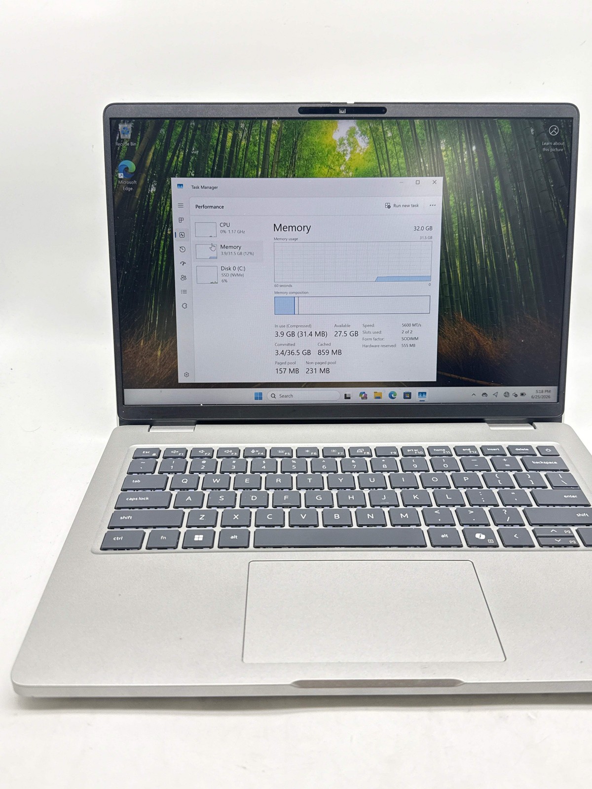 Dell Pro 14 PC14250 14″ Core Ultra 5 235U 32GB RAM 256GB SSD – Used