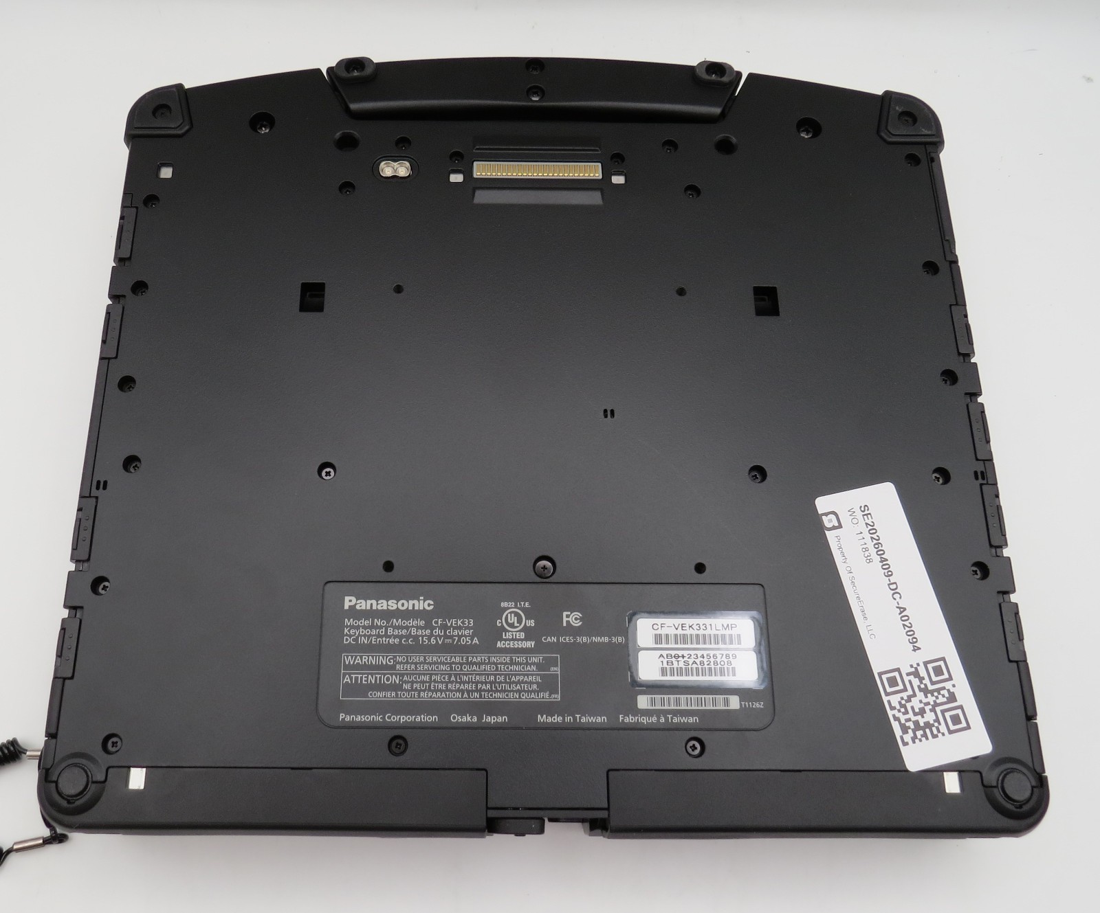 Panasonic CF-33 Toughbook i7-7600U@2.8 | 16/256GB SSD | 12″ Touch | No OS/AC