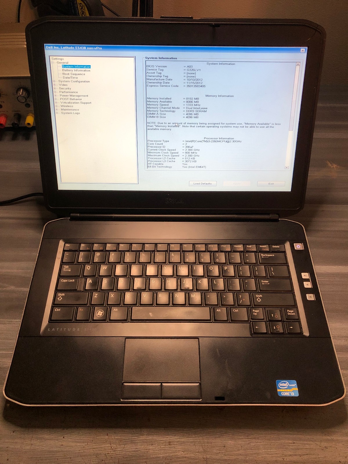 Dell Latitude E5430 (8 GB RAM, Intel Core i3-2350M, 250 GB SSD, Windows 10 Pro)