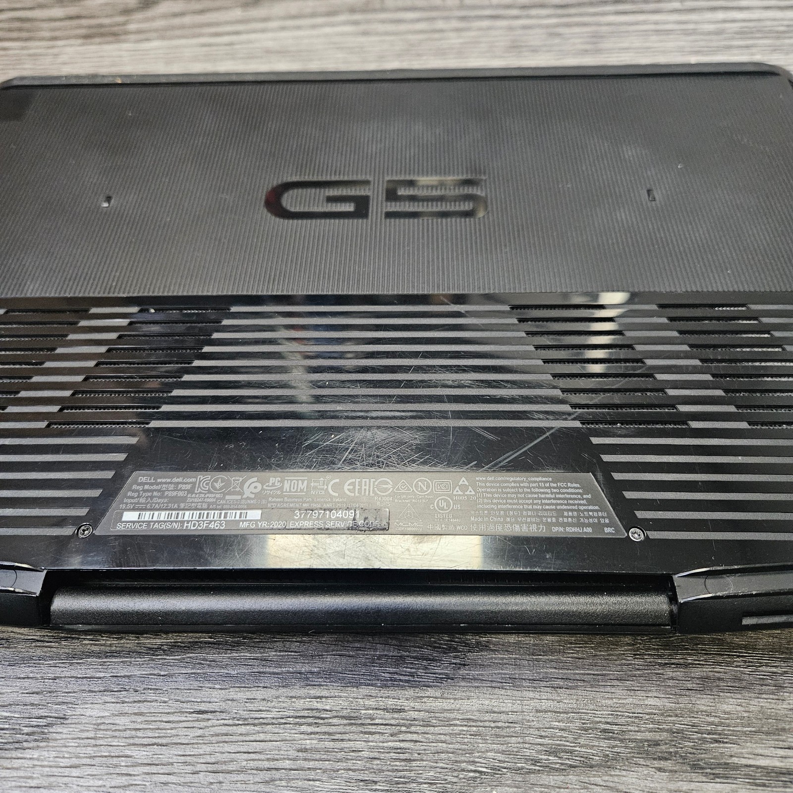 15″ Dell G5 5500, i7-10750H, 16GB, 512GB SSD, GTX 1660 Ti