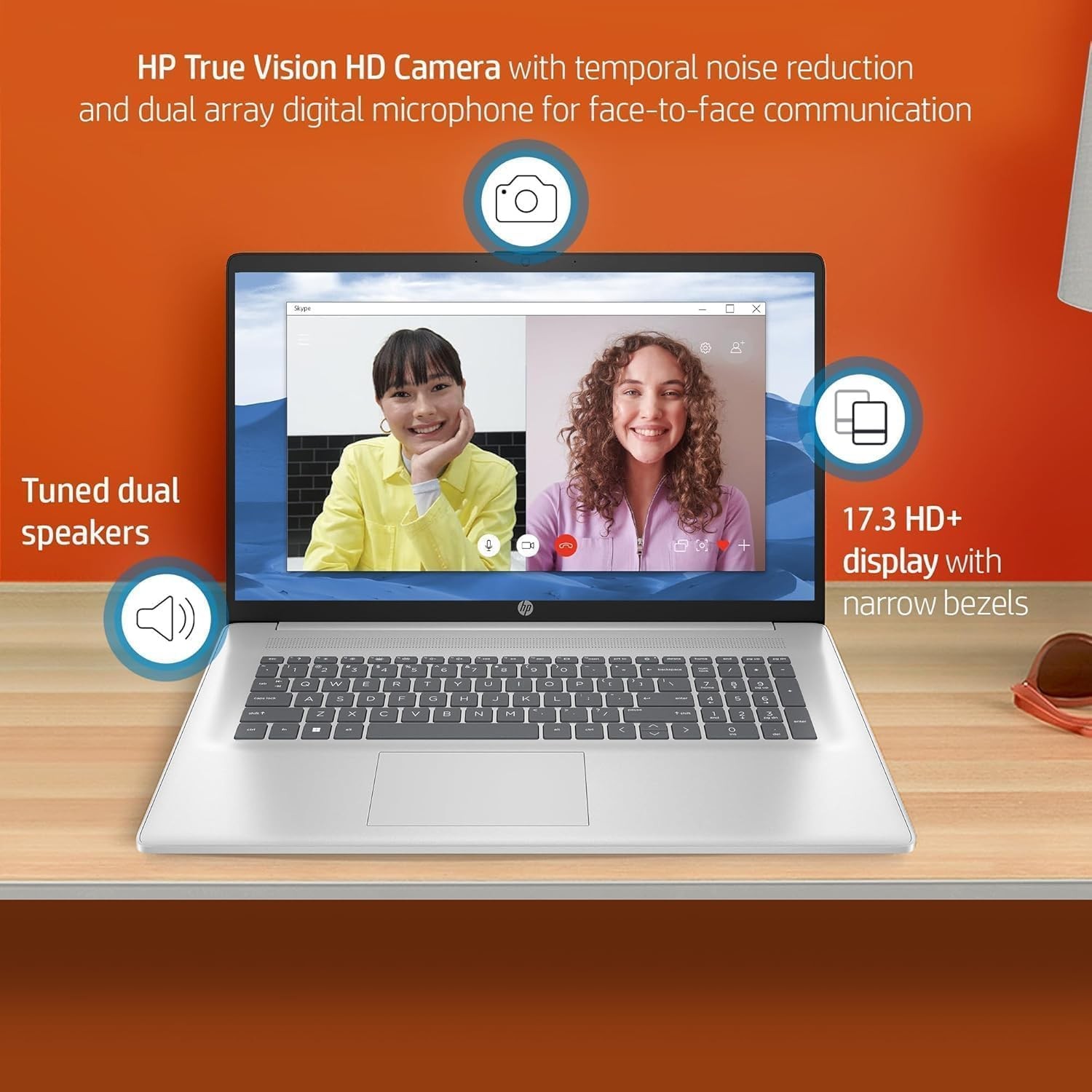 HP 17.3″ FHD Laptop AMD Ryzen 5-7430U UpTo 4.3GHz 64GB RAM 2TB SSD Windows 11 H
