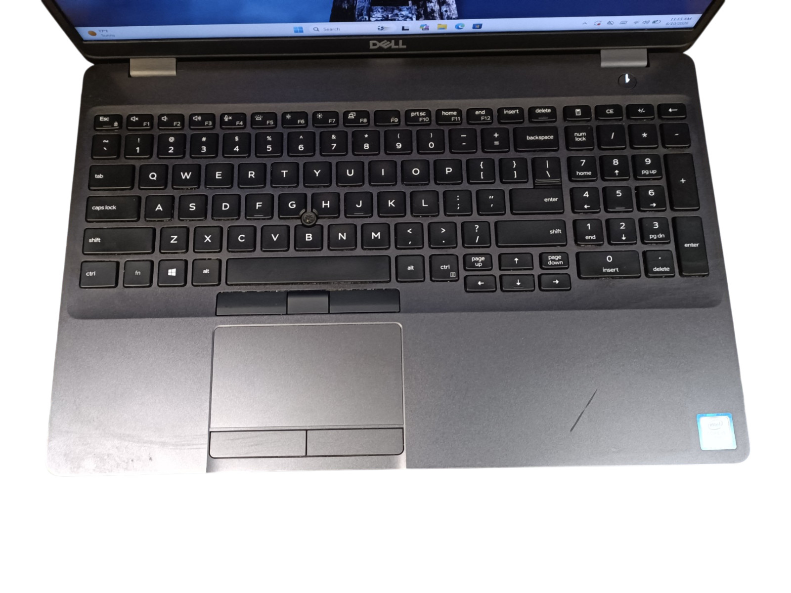 Dell Latitude 5501 15.6 i5-9400H 2.5GHz 8GB RAM WIN11 Pro NO SSD NO A/C