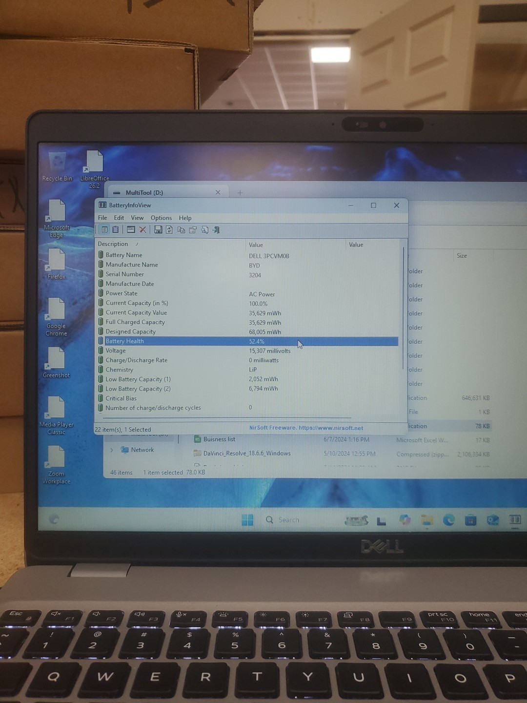 Dell Precision 3550 Laptop – i5-10310U 8GB 256GB SSD 15.6″ 051426-4