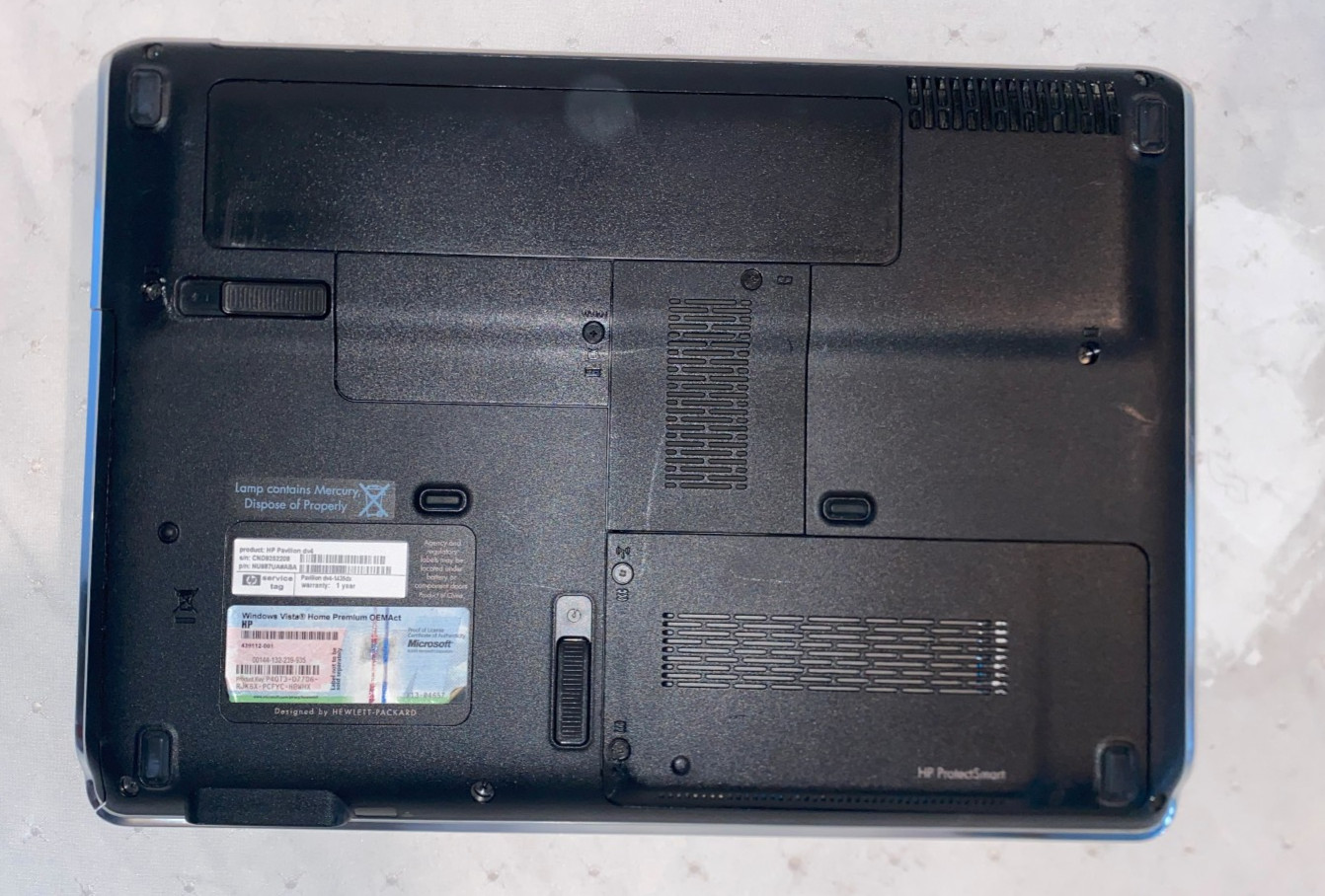 HP Pavilion Notebook DV4-1435dx, Core 2 Duo T6500, 4GB RAM, 120GB SSD