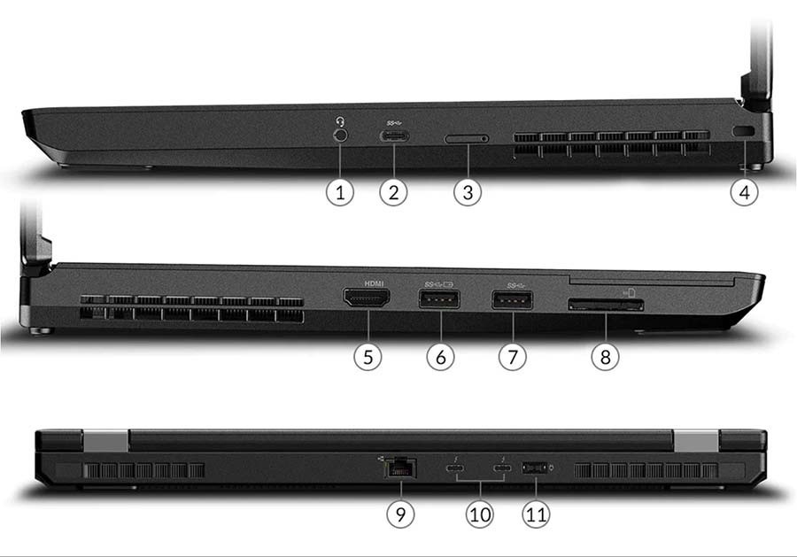 Lenovo ThinkPad P53 Intel i7-9750H 32GB RAM 512GB SSD/ NVIDIA T1000-4GB Gra W11P