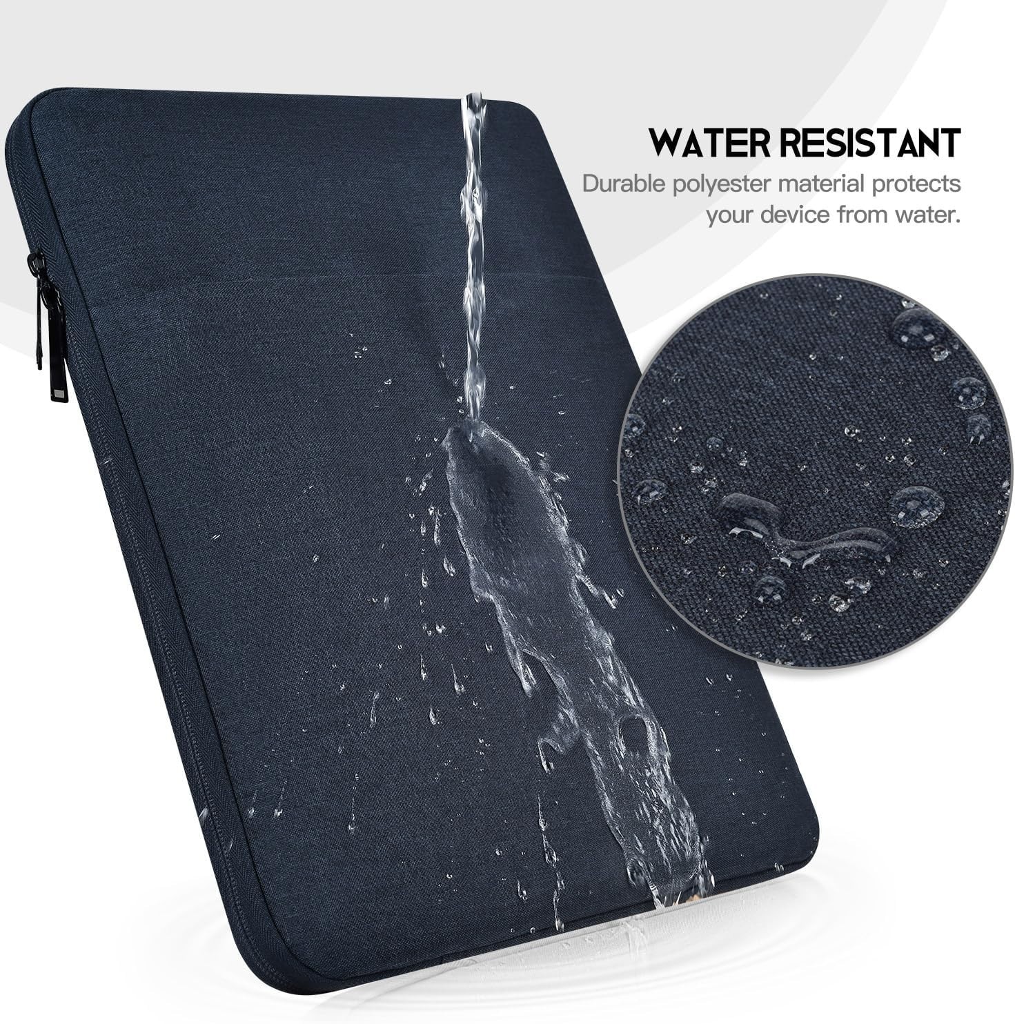 Portable Monitor Sleeve 15.6 16.1 inch, Padded Shockproof Carrying Case Bag