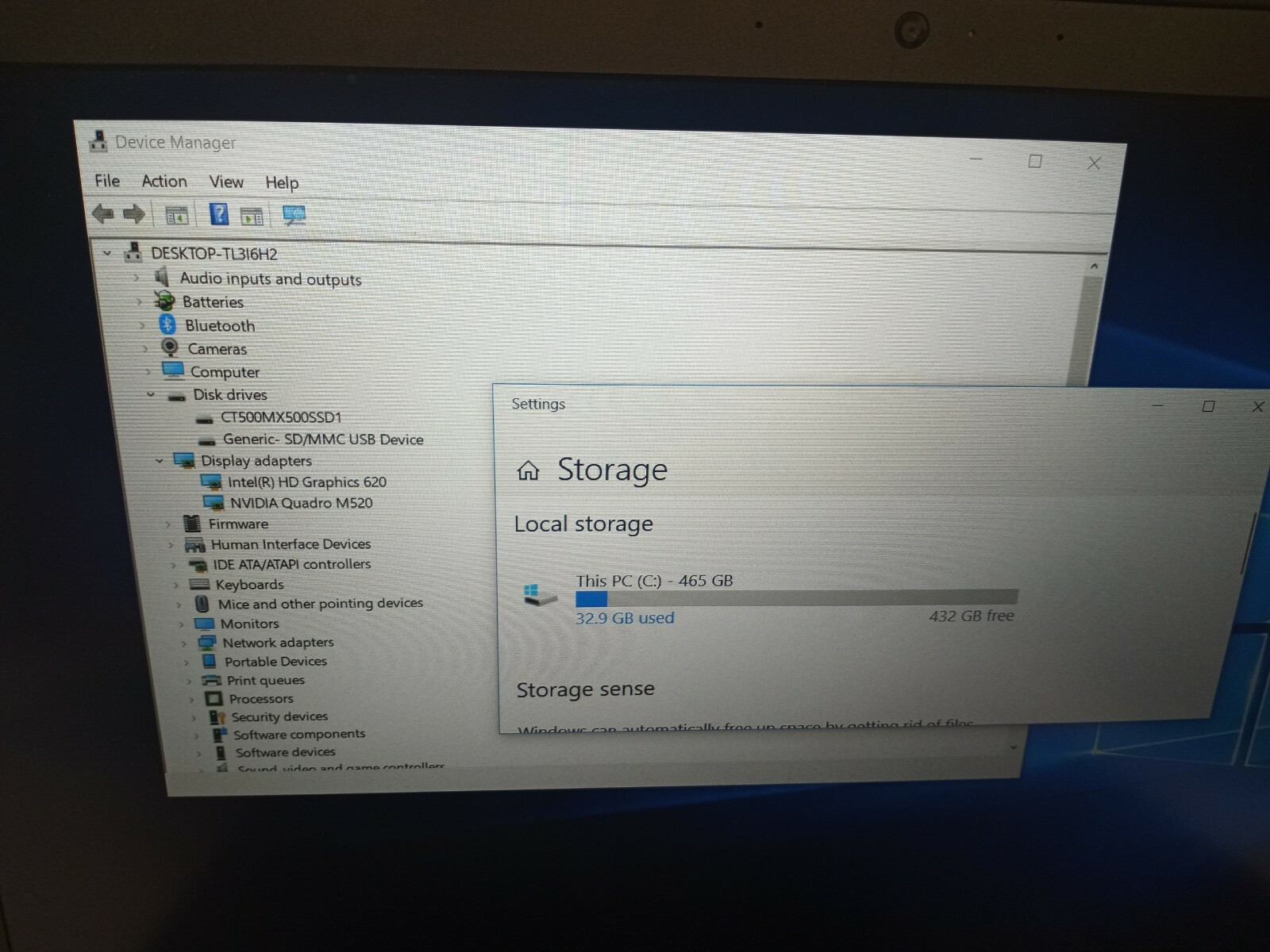 Lenovo ThinkPad P51s TOUCH Intel Core i7-7500U 2.70GHz 8GB 500GB SSD Quadro M520